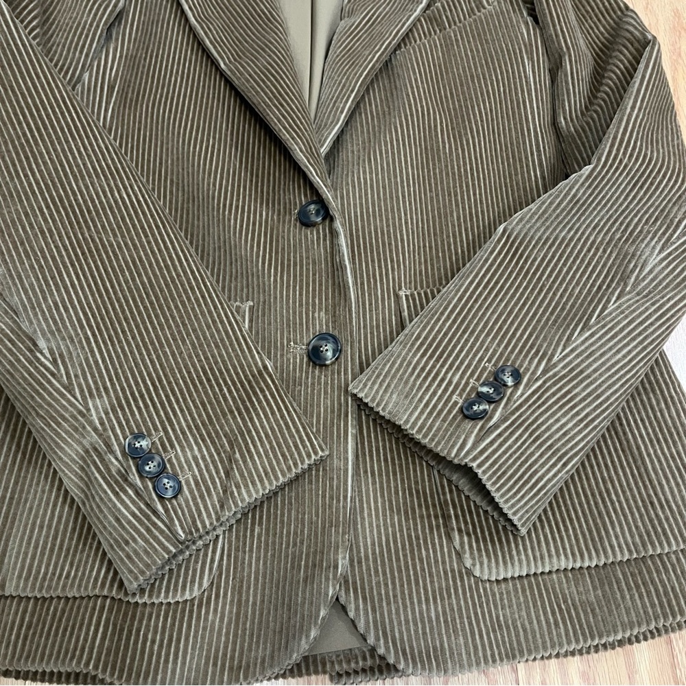 Weekend Max Mara Corduroy Tan Blazer - Picture 8 of 16